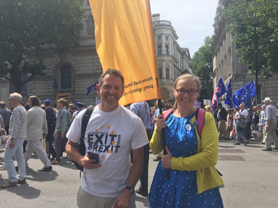 Image courtesy of Eleanor Rylance Outside Downing St, 23rd June 2018